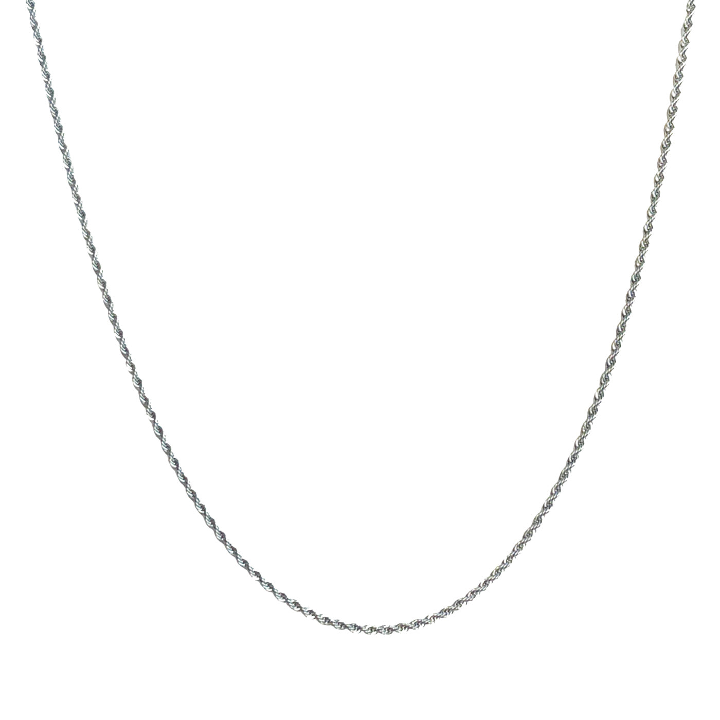 Silver Twisted Rope Chain